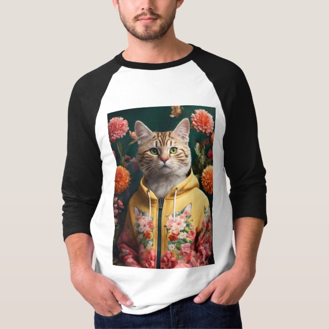 T-shirt Conception à la chatte" (Devant)