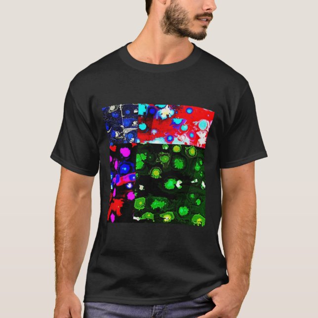 T-shirt Conception abstraite (Devant)