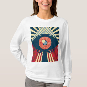 T-shirt Conception Abstraite des yeux