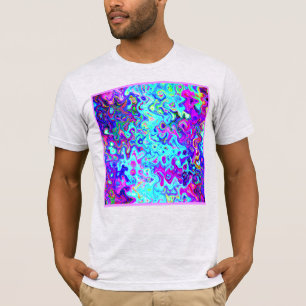 T-shirt Conception Abstraite Motif Expressive Vibrant
