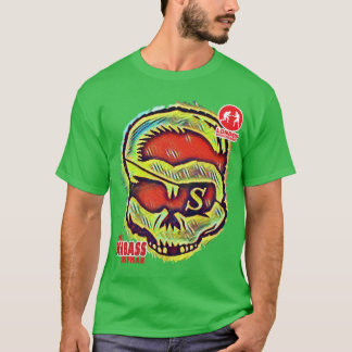 T-shirt Conception acide de crâne de bar
