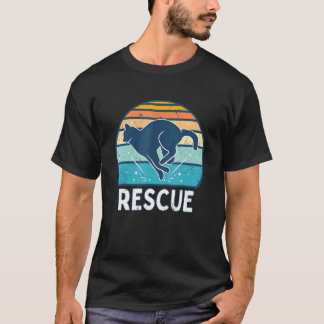 T-shirt Conception Adoption de Chat Design Vintage Rétro C