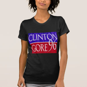 T-shirt Conception affligée de Clinton Gore 96