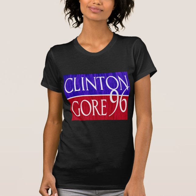 T-shirt Conception affligée de Clinton Gore 96 (Devant)