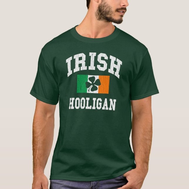 T-shirt Conception affligée par voyou irlandais (Devant)