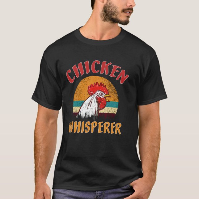 T-shirt Conception Agricole Pour Éleveur De Poules (Devant)