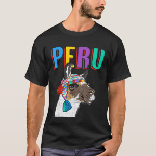 T-shirt conception alpaga Pérou LamaAlpaga péruvien