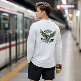 T-shirt Conception Américaine de la Compagnie Retro Eagle