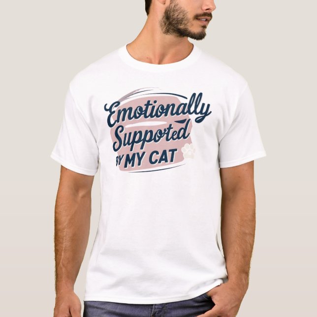 T-shirt Conception Amoureux des chats du support émotionne (Devant)