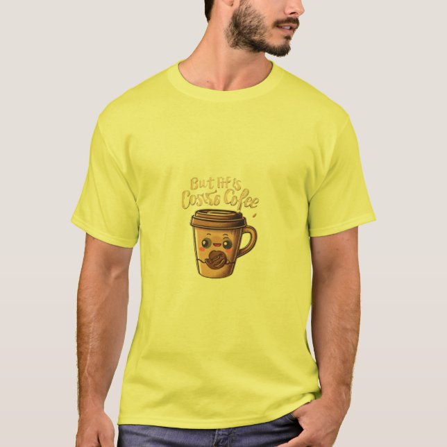 T-shirt Conception amusante de la coupe de café (Devant)