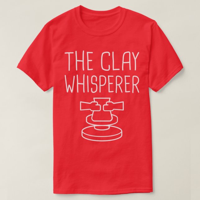 T-shirt Conception amusante de la poterie en argile Whispe (Design devant)