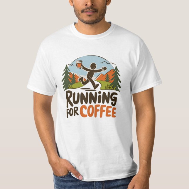 T-shirt Conception amusante et motivante de course (Devant)