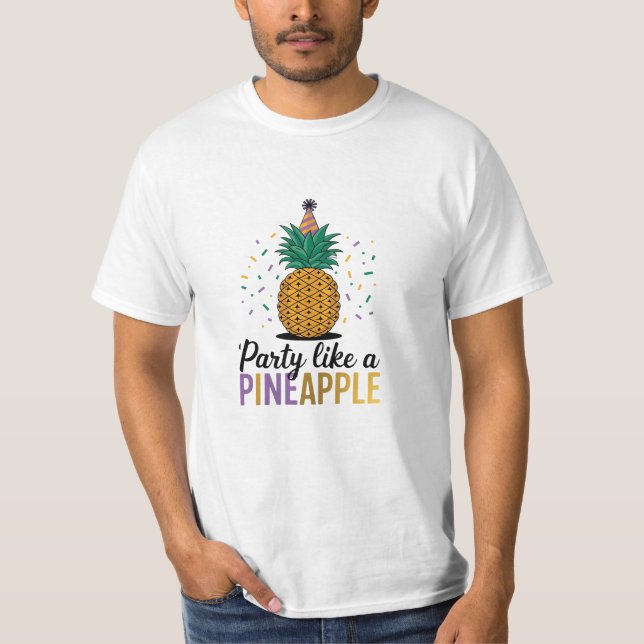 T-shirt Conception amusante et tropicale d'ananas pour l'é (Devant)
