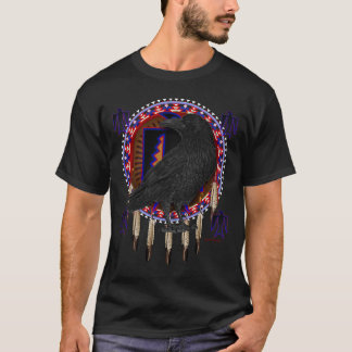 T-shirt Conception animale de corneille d'esprit de Natif