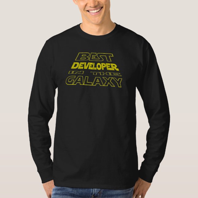 T-shirt Conception arrière de l'espace du développeur (Devant)