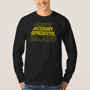 T-shirt Conception arrière de l'espace représentant le com