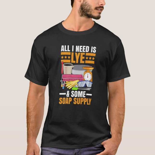 T-shirt Conception artisanale de savon pour la fabrication (Devant)