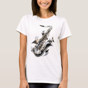 T-shirt Conception artistique argent ART ABSTRAIT