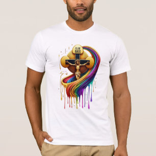 T-shirt Conception artistique contemporaine d'une figure c