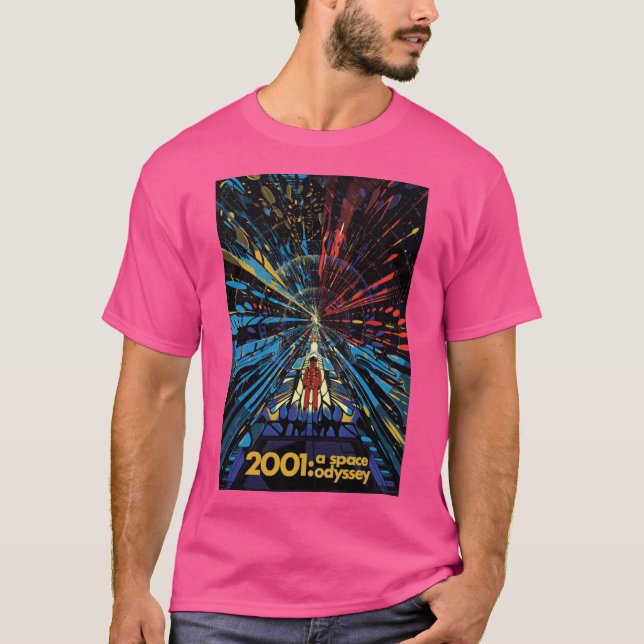 T-shirt Conception artistique de la station spatiale 2001  (Devant)
