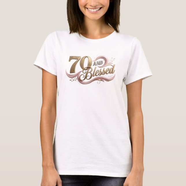 T-shirt Conception artistique expressive 70 ET BÉNIE (Devant)