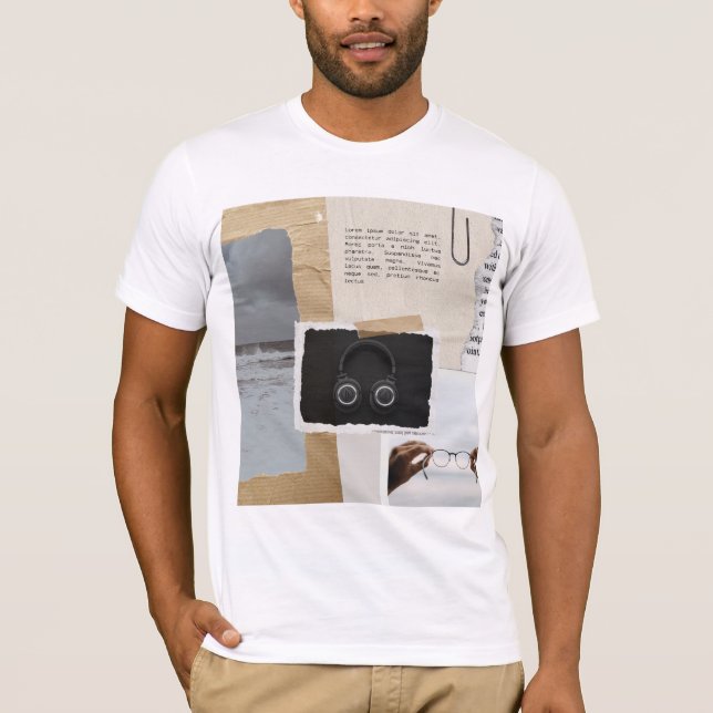 T-shirt conception asthmatique pour hommes   (Devant)