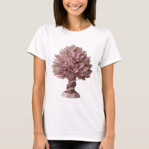 T-shirt Conception audacieuse ARBRE DE VIE Rose argenté Co