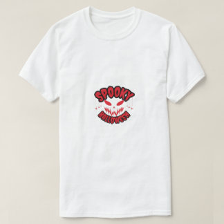 T-shirt Conception audacieuse d'Halloween d'horreur effray