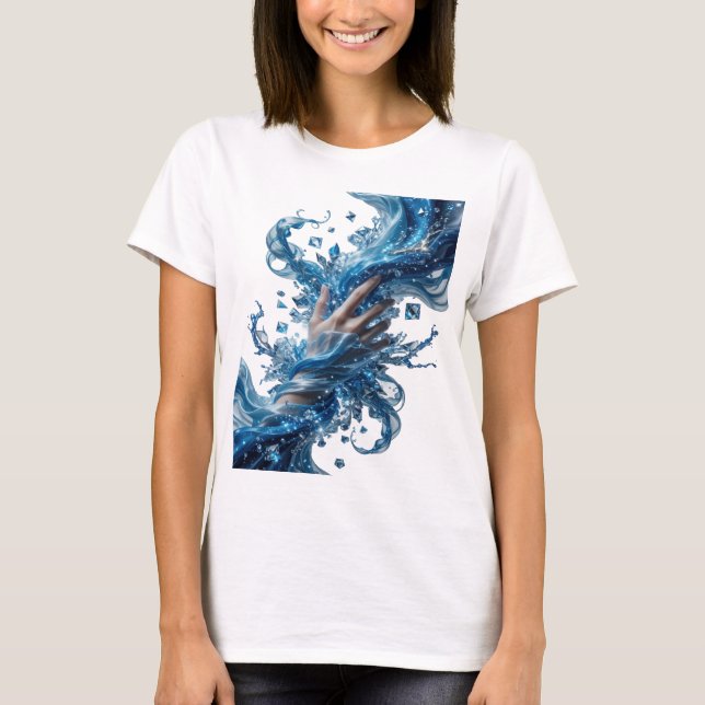 T-shirt Conception audacieuse Edgy Silver WATER'S WIZARDRY (Devant)