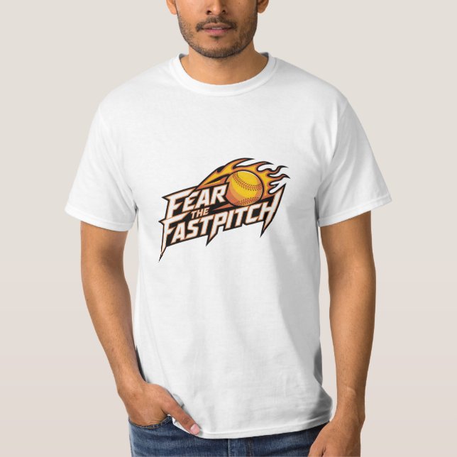 T-shirt Conception audacieuse pour les amateurs de softbal (Devant)