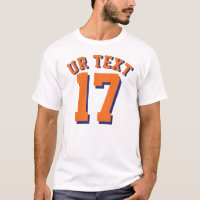 Conception blanche et orange du Jersey de sports