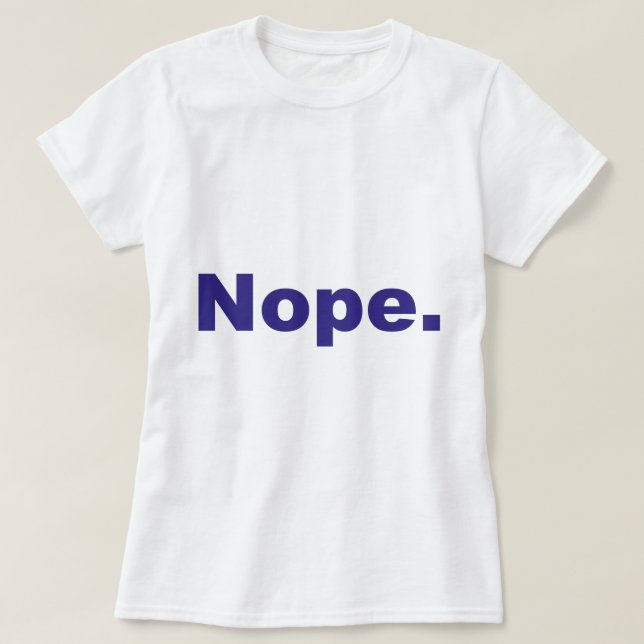 T-shirt Conception bleue de Nope (Design devant)