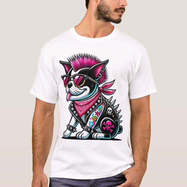 T-shirt Conception Bostie Punk (Devant)