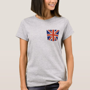 T-shirt conception britannique de pièce en t de motif de