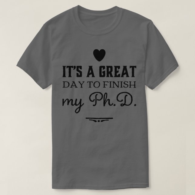 T-shirt Conception-cadeau de doctorat pour un docteur en p (Design devant)