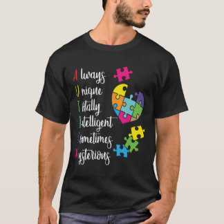 T-shirt Conception Cadeau De Sensibilisation sur l'autisme