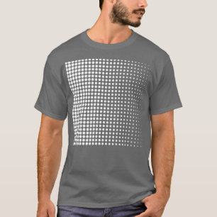 T-shirt conception carré matriciel géométrique
