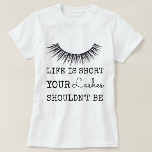 T-shirt Conception chic Girly de cils