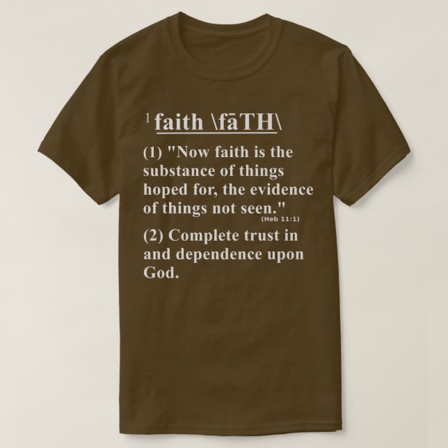 T-shirt Conception chrétienne (Design devant)