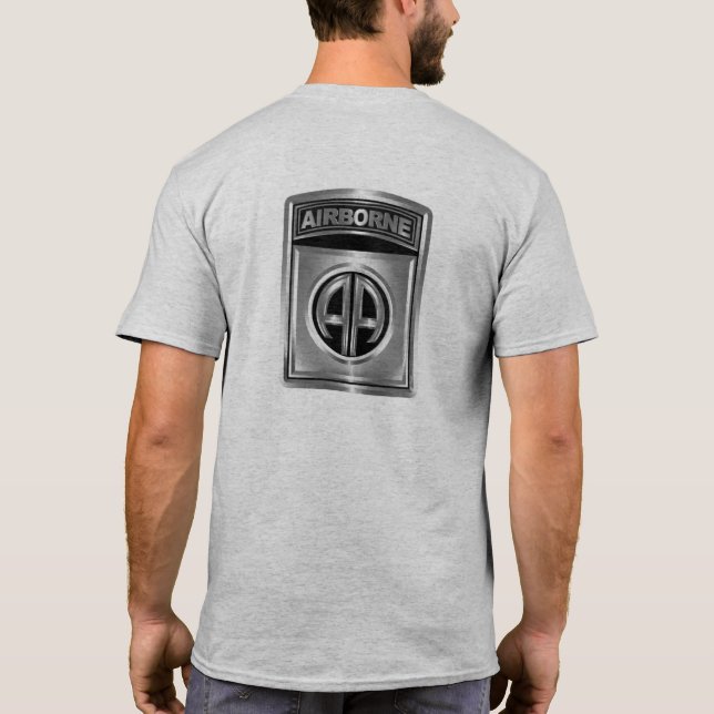T-shirt Conception Chrome Awesome de la 82e division aérop (Dos)