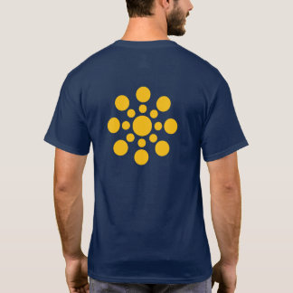 T-shirt Conception circulaire. Tee - shirt amusant