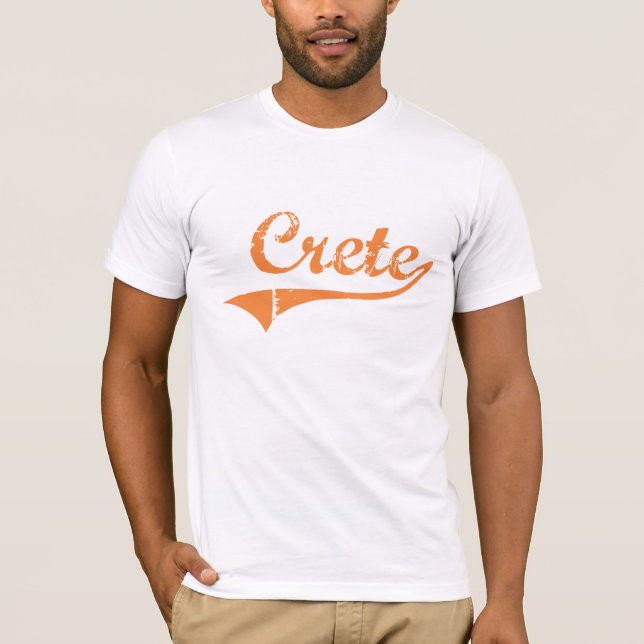 T-shirt Conception classique de Crète l'Illinois (Devant)