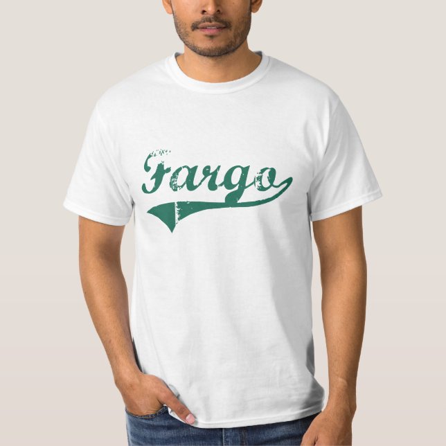 T-shirt Conception classique de Fargo le Dakota du Nord (Devant)