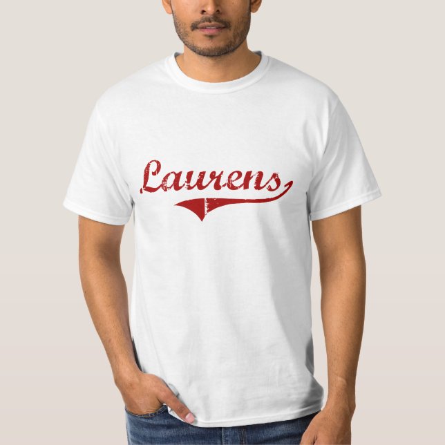 T-shirt Conception classique de Laurens la Caroline du Sud (Devant)