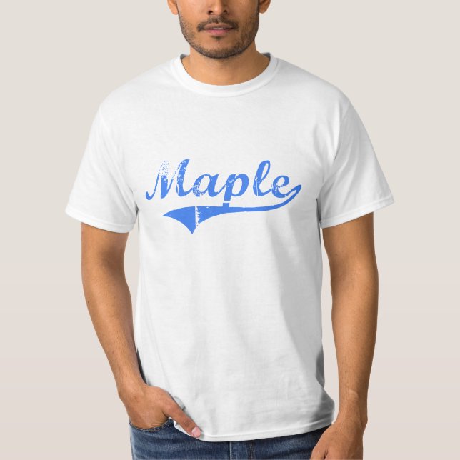 T-shirt Conception classique de New Jersey d'érable (Devant)