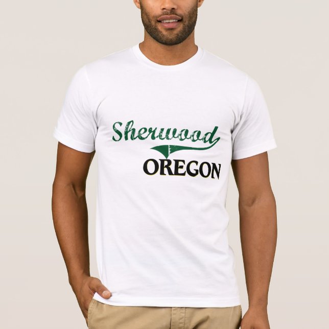 T-shirt Conception classique de Sherwood Orégon (Devant)