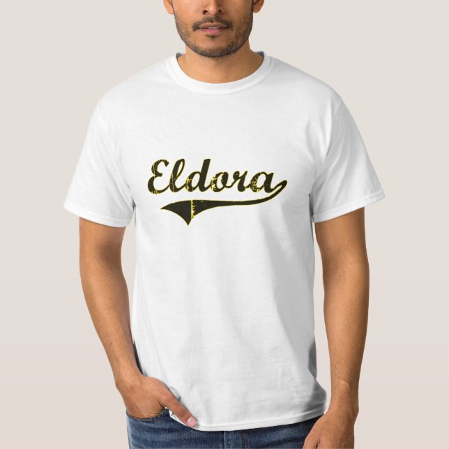 T-shirt Conception classique d'Eldora Iowa (Devant)