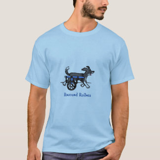 T-shirt Conception classique du logo des rouleaux Secourus