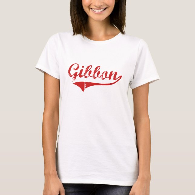 T-shirt Conception classique du Nébraska de gibbon (Devant)