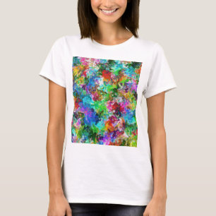 T-shirt Conception colorée d'abrégé sur mélange